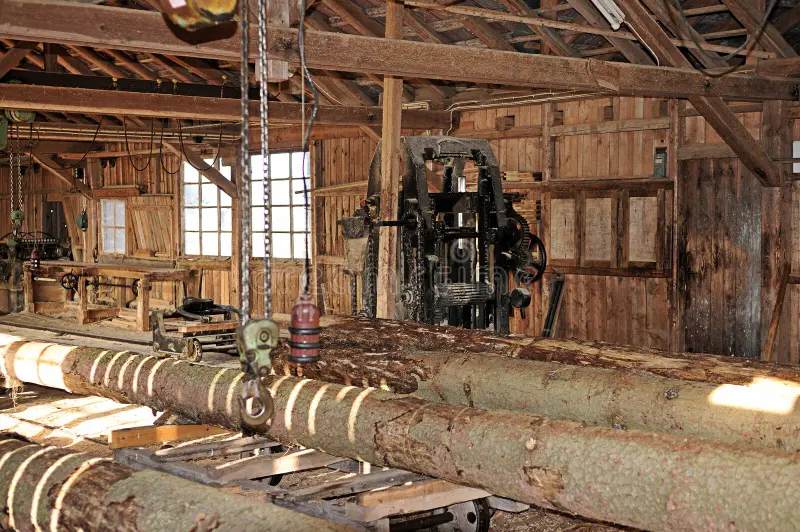 Commercial Saw Mill for Rent in Industrial Area